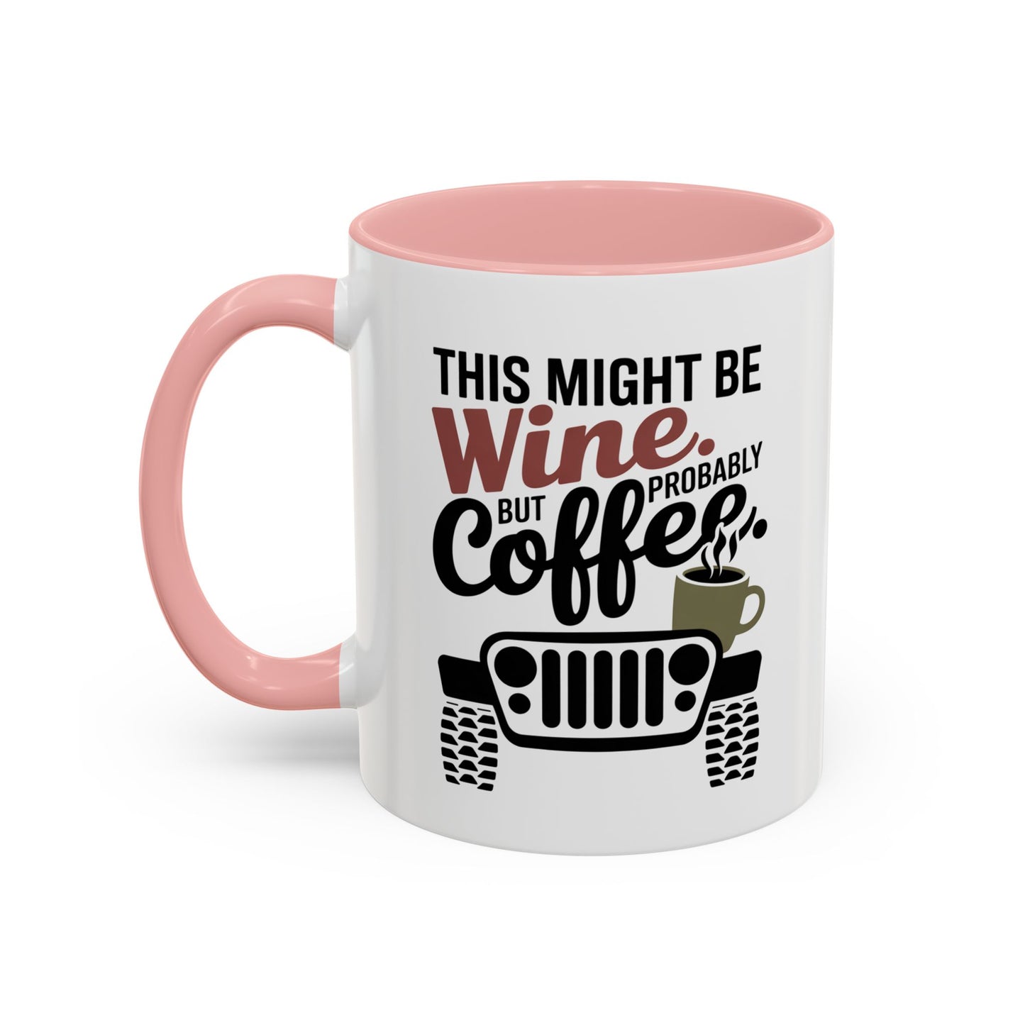 Funny Wine Mug for Car Lovers | Humorous Gift for Wine Enthusiasts | Off-Road Mug for Birthday, Holiday, or Office Use