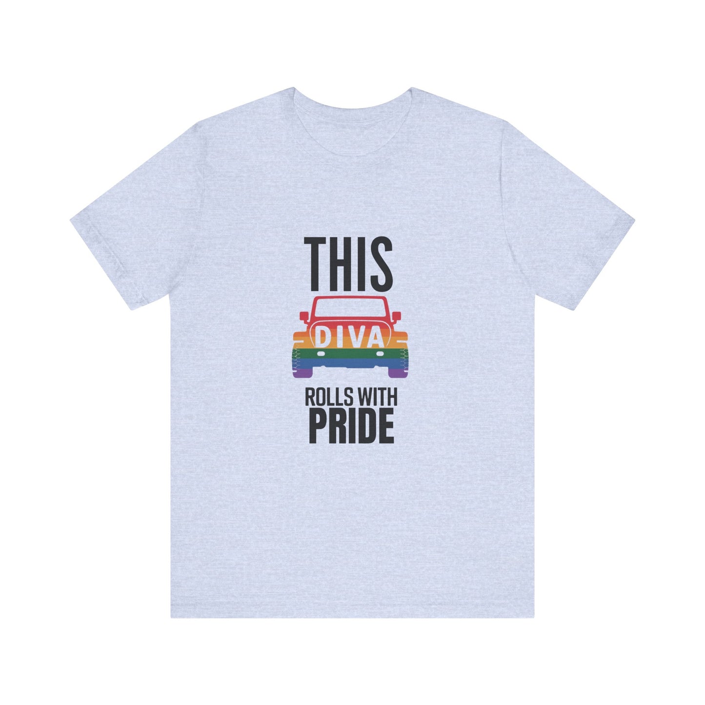 This Diva Rolls with Pride” | Bold LGBTQ+ Celebration Shirt