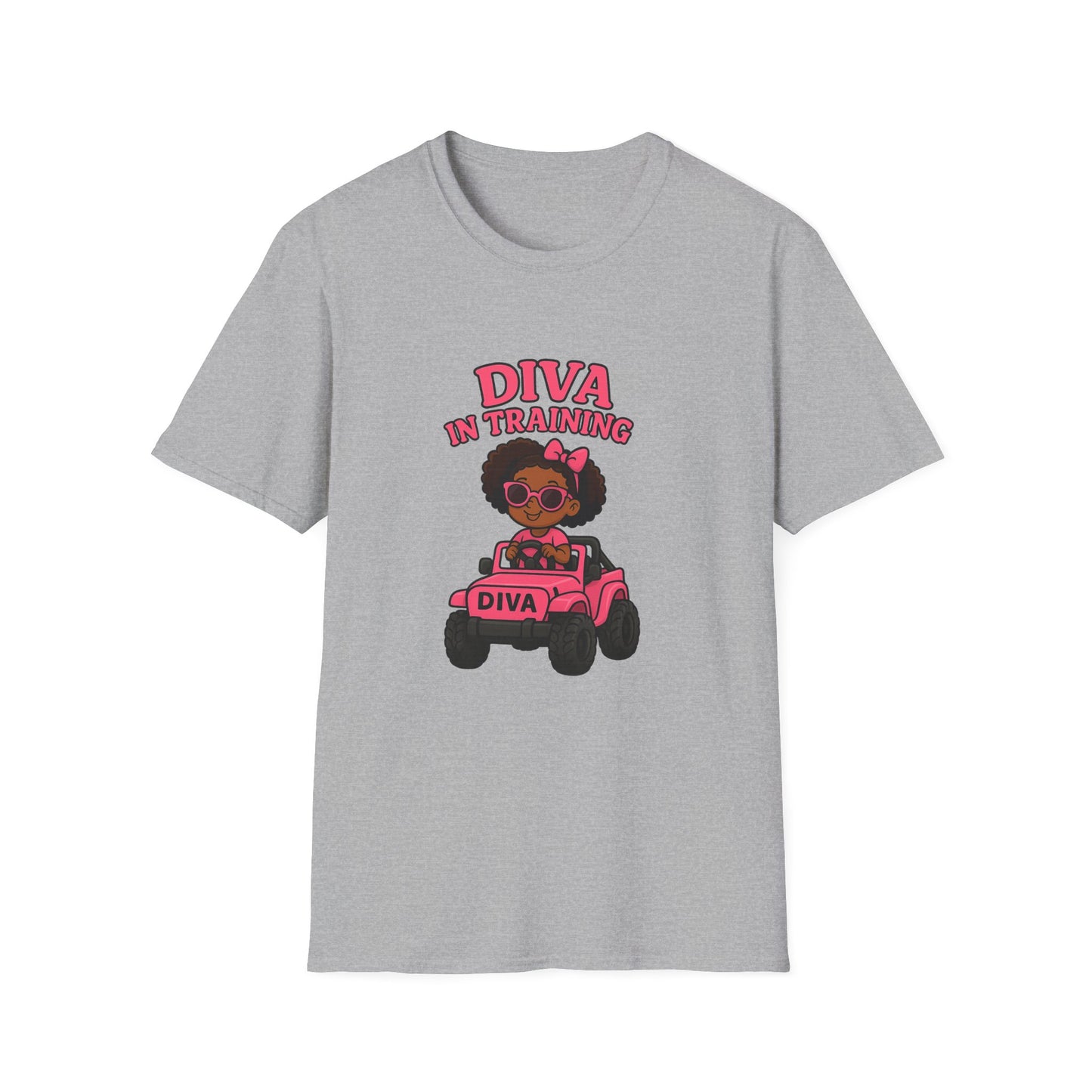 Diva in Training Kids T-Shirt – Cute and Fun Tee for Little Girls