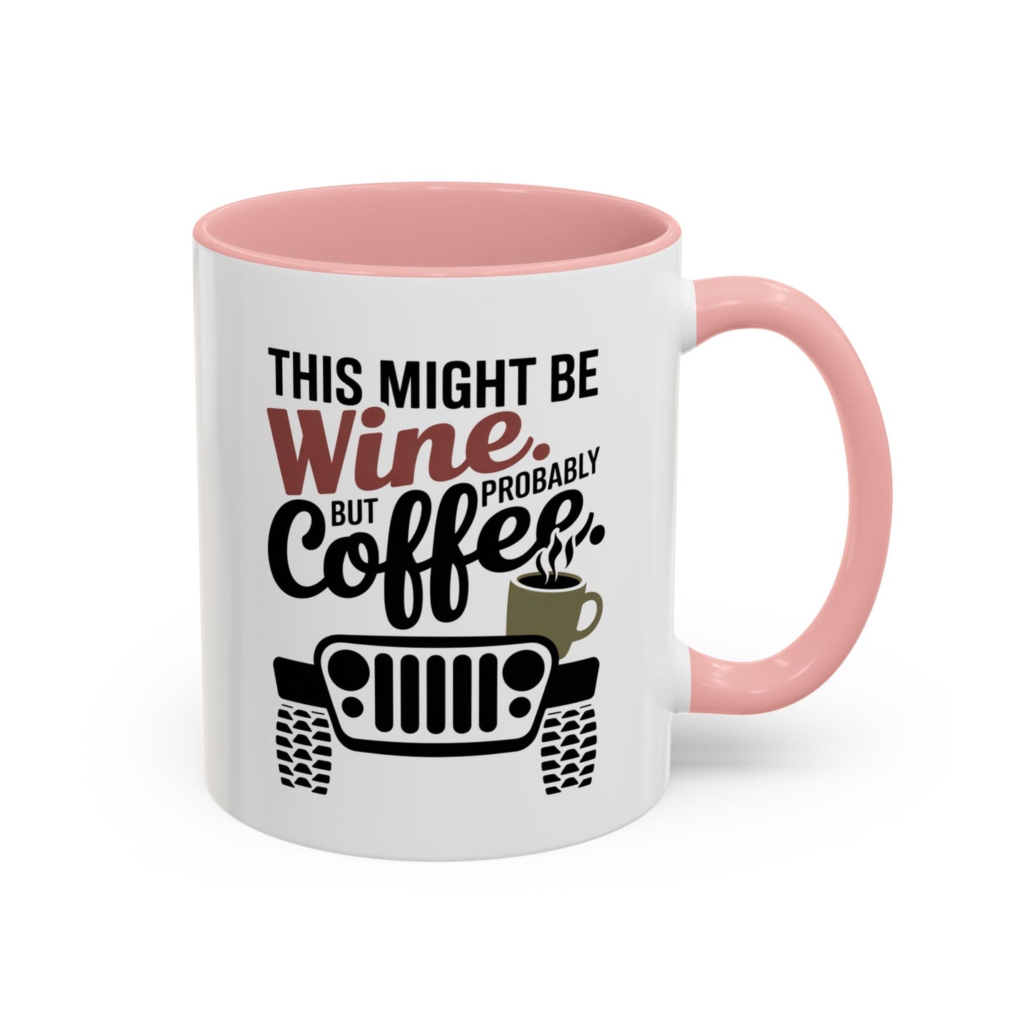 Funny Wine Mug for Car Lovers | Humorous Gift for Wine Enthusiasts | Off-Road Mug for Birthday, Holiday, or Office Use