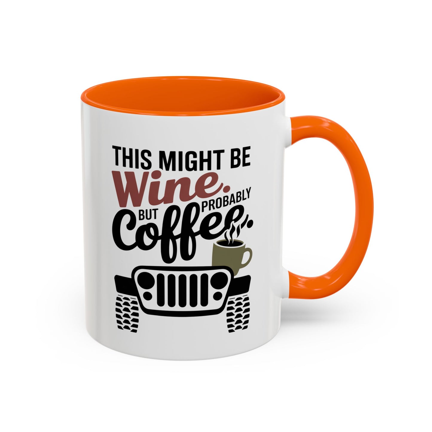 Funny Wine Mug for Car Lovers | Humorous Gift for Wine Enthusiasts | Off-Road Mug for Birthday, Holiday, or Office Use