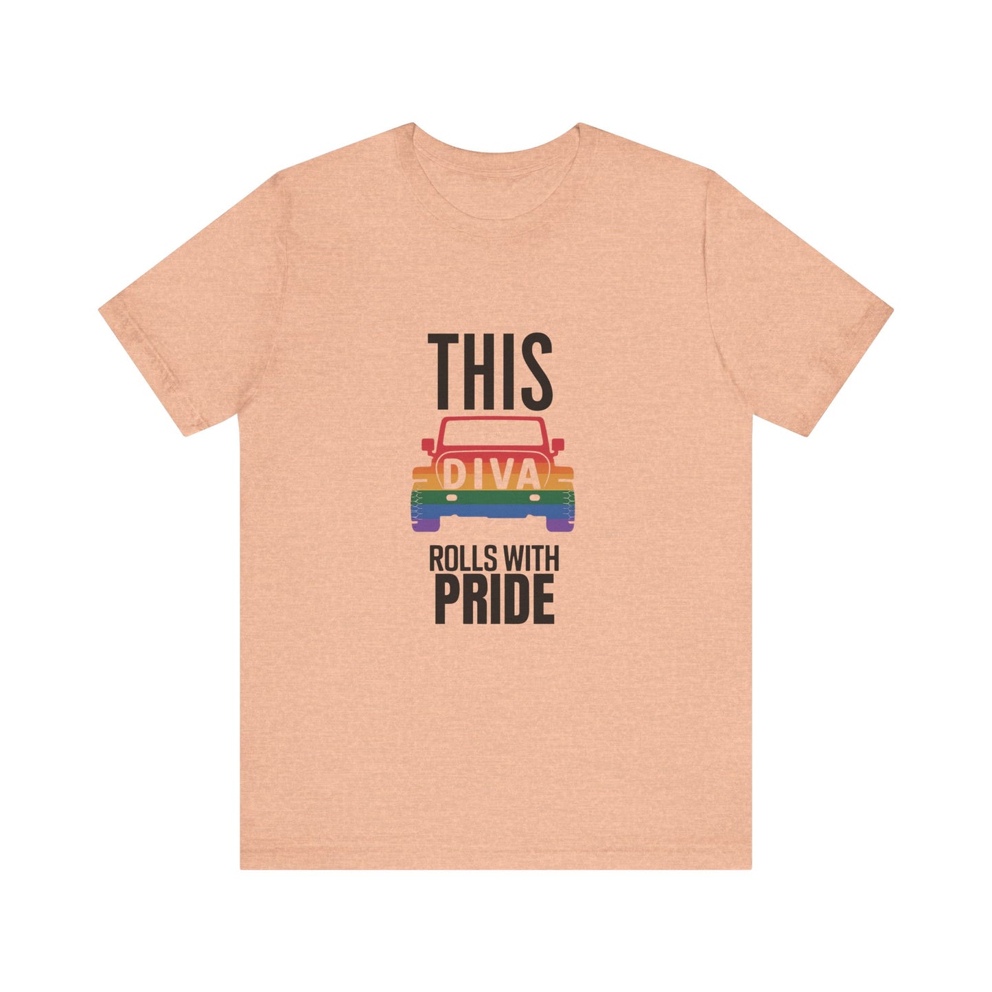 This Diva Rolls with Pride” | Bold LGBTQ+ Celebration Shirt