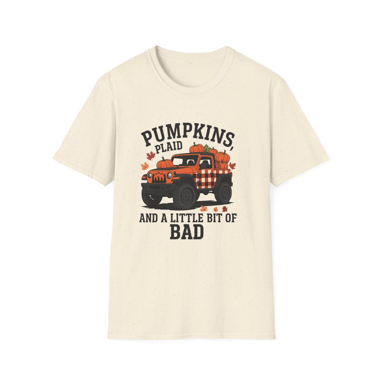 Fall Vibes Jeep T-Shirt, Casual Autumn Tee, Pumpkin Patch Shirt, Halloween Favorite, Unisex Apparel for Cozy Days