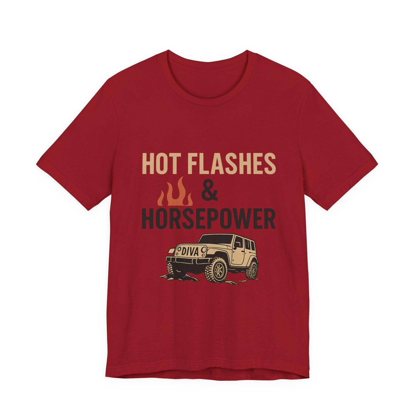 Hot Flashes & Horsepower Tee | A Fun Gift for Car Lovers