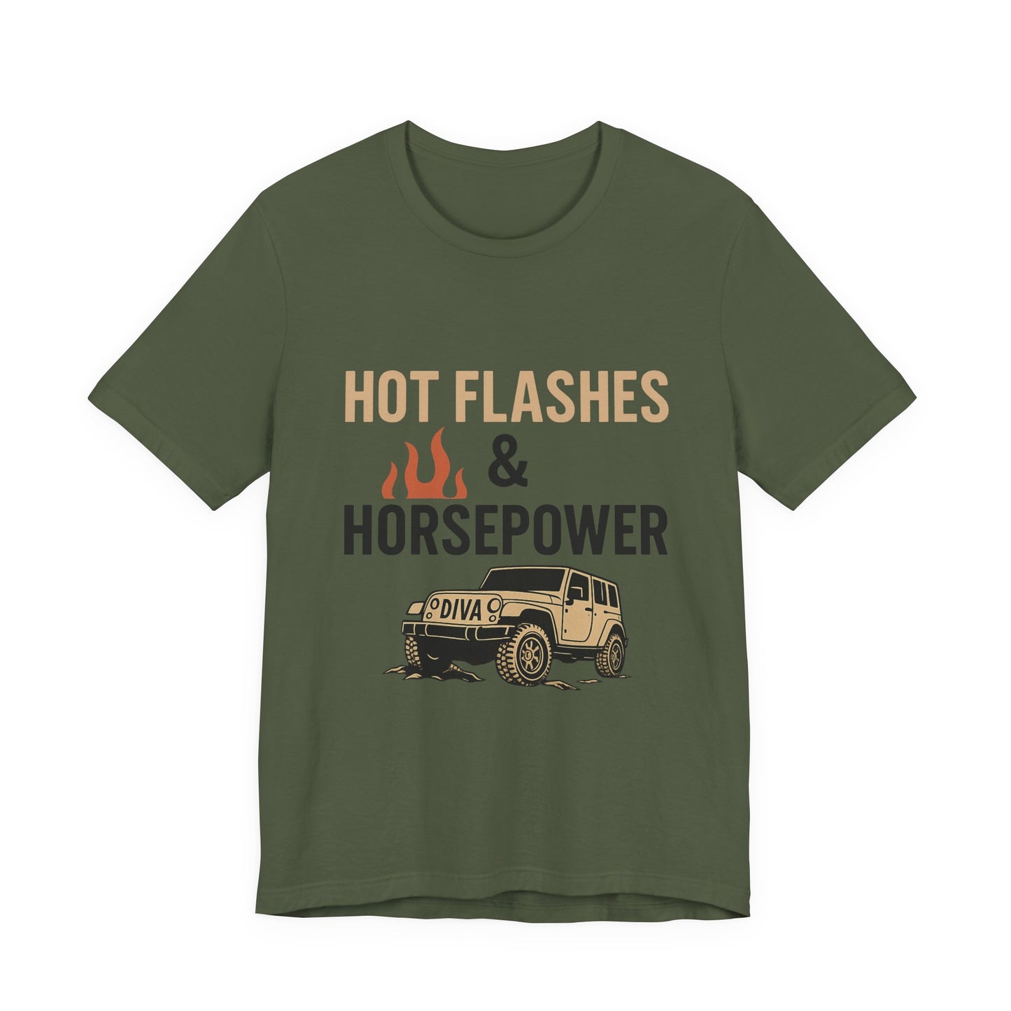 Hot Flashes & Horsepower Tee | A Fun Gift for Car Lovers