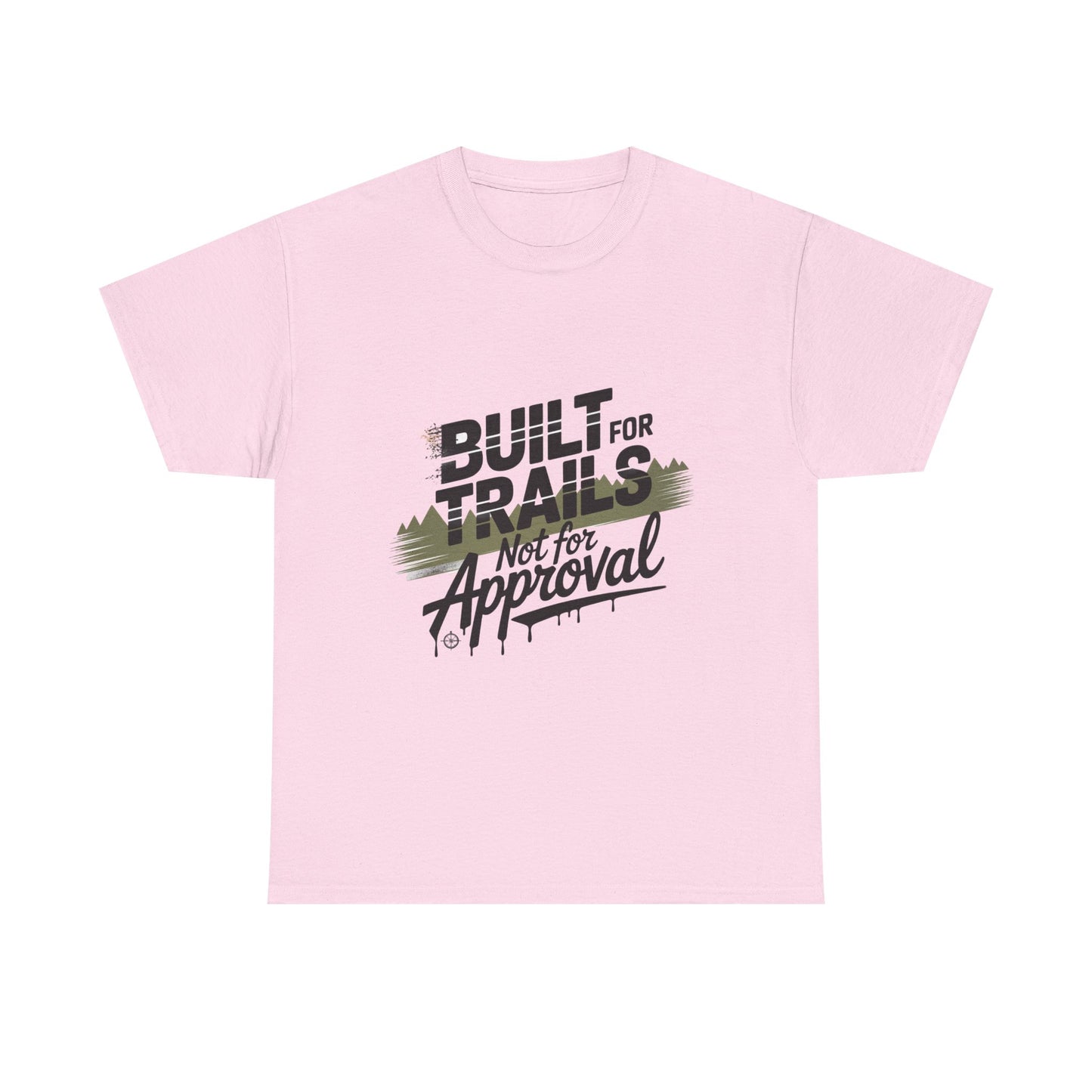 Trail Enthusiasts Unisex Heavy Cotton Tee - Built for Trails, Not for Approval | Outdoorsy Apparel, Gift for Hikers, Adventure Shirt, [...]