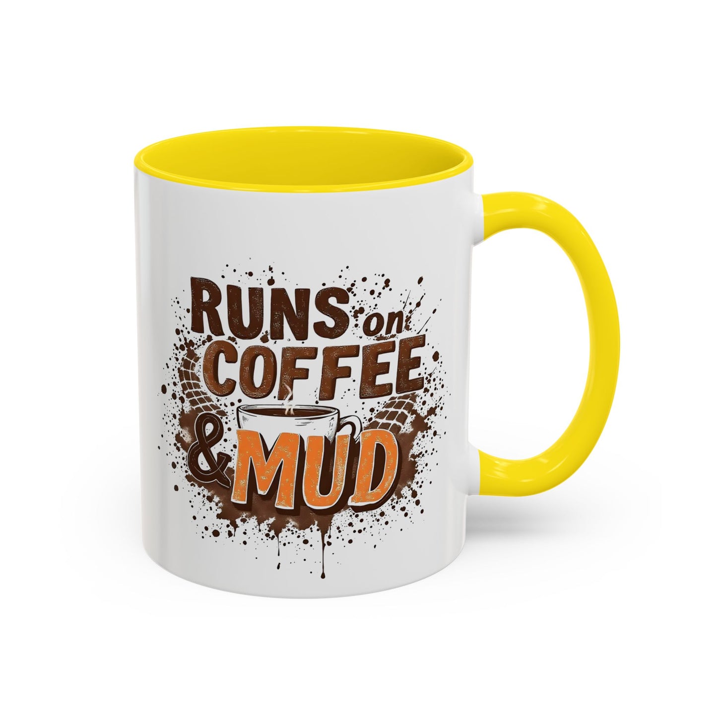 Coffee Lover's Accent Mug, Funny Coffee Mug, Gift for Coffee Addict, Kitchen Decor, Office Mug