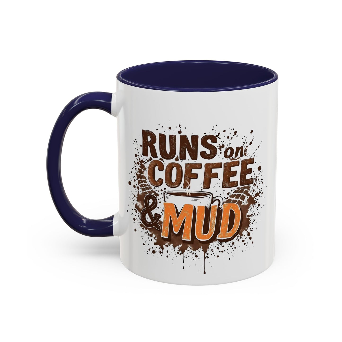 Coffee Lover's Accent Mug, Funny Coffee Mug, Gift for Coffee Addict, Kitchen Decor, Office Mug