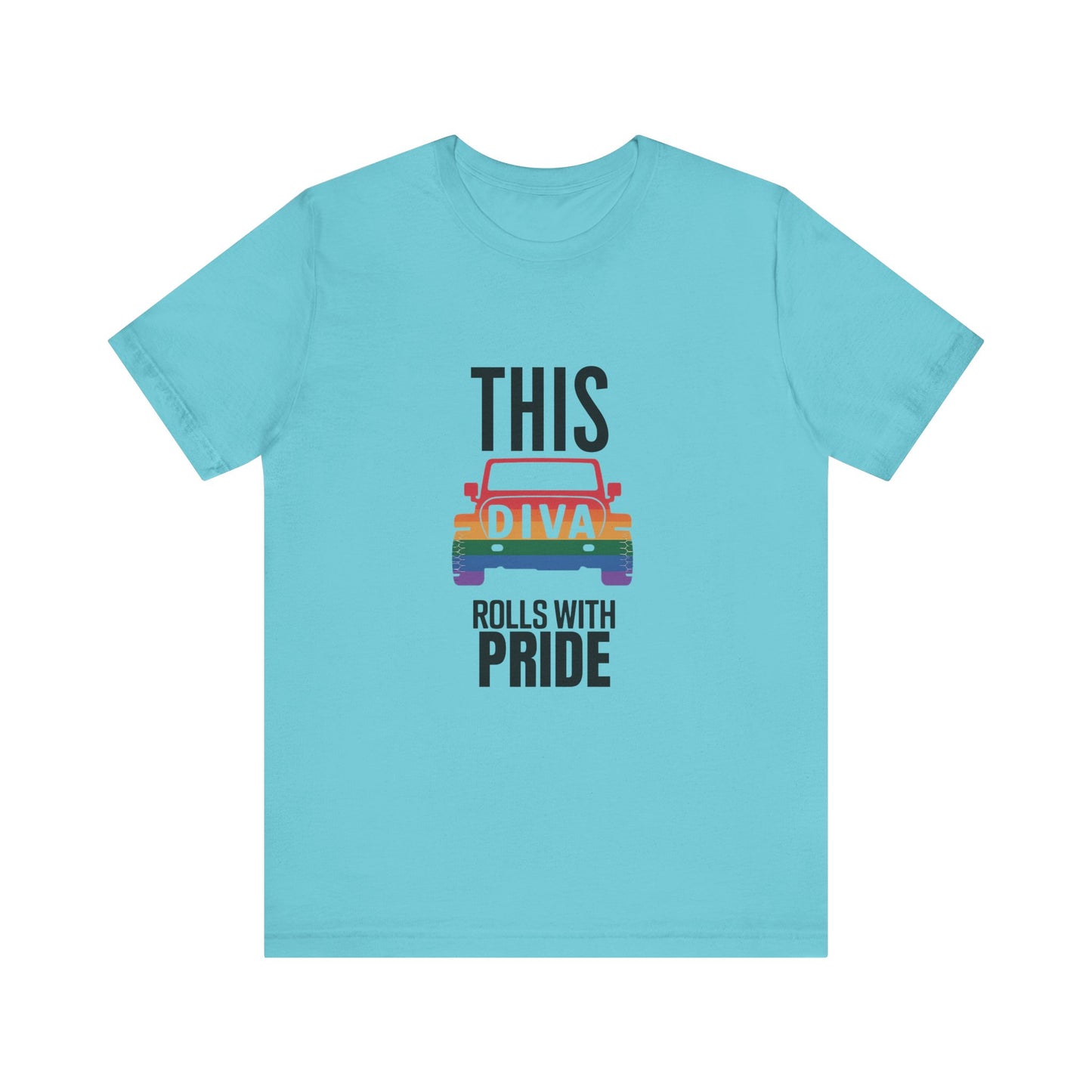 This Diva Rolls with Pride” | Bold LGBTQ+ Celebration Shirt