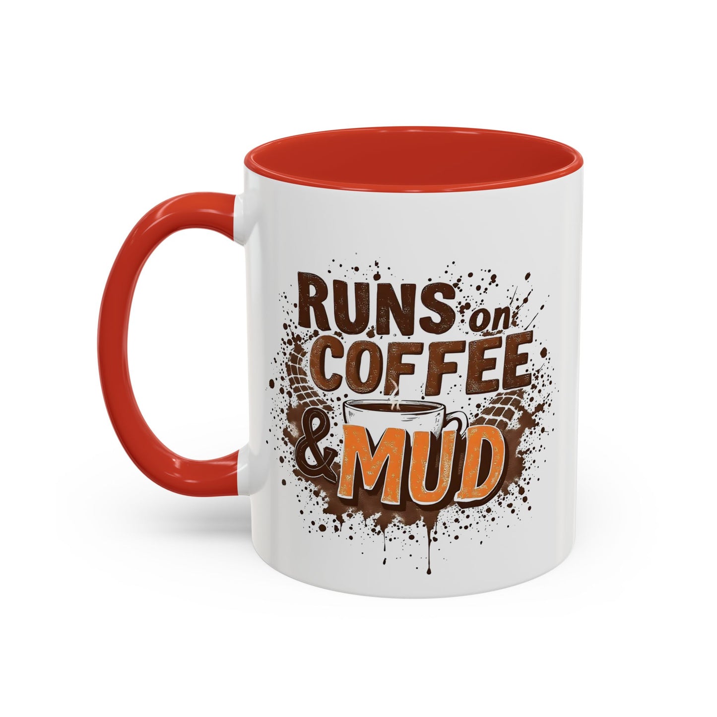 Coffee Lover's Accent Mug, Funny Coffee Mug, Gift for Coffee Addict, Kitchen Decor, Office Mug