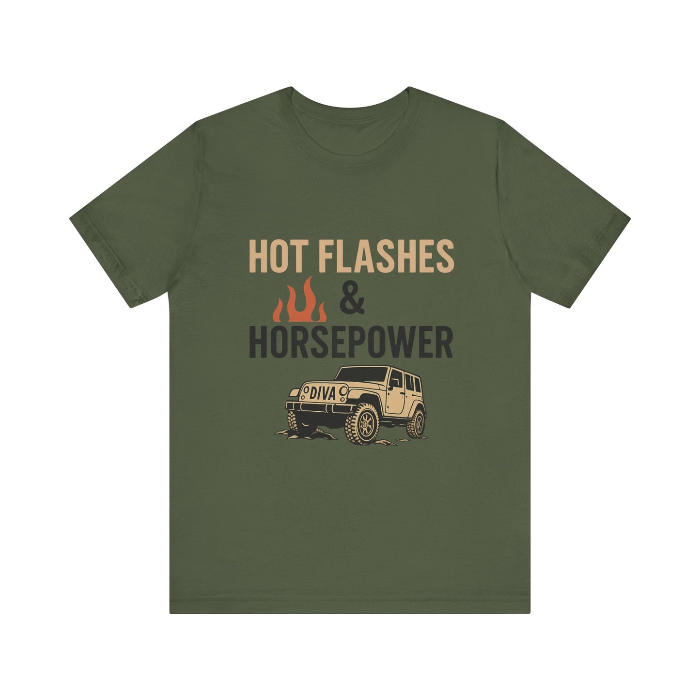 Hot Flashes & Horsepower Tee | A Fun Gift for Car Lovers
