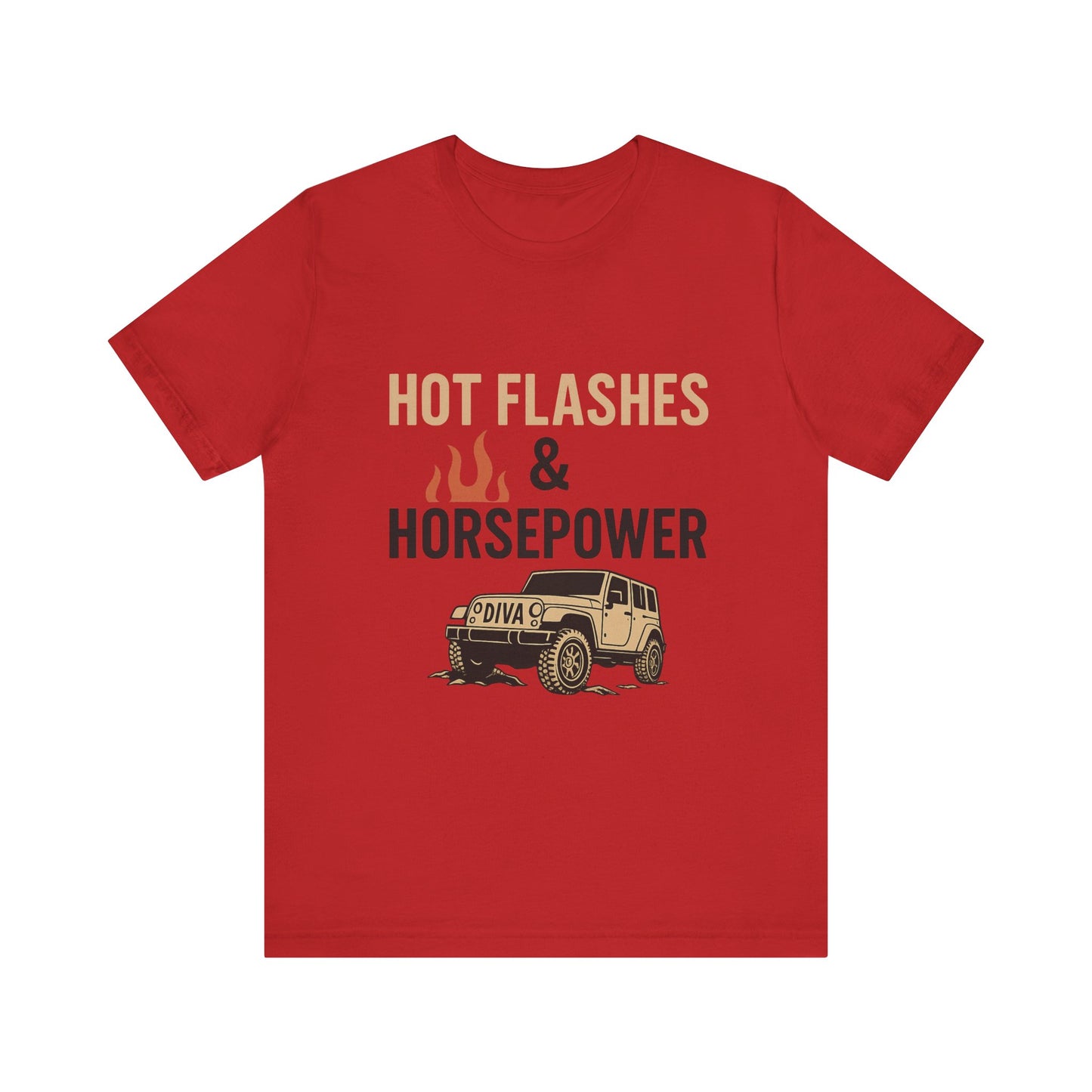 Hot Flashes & Horsepower Tee | A Fun Gift for Car Lovers