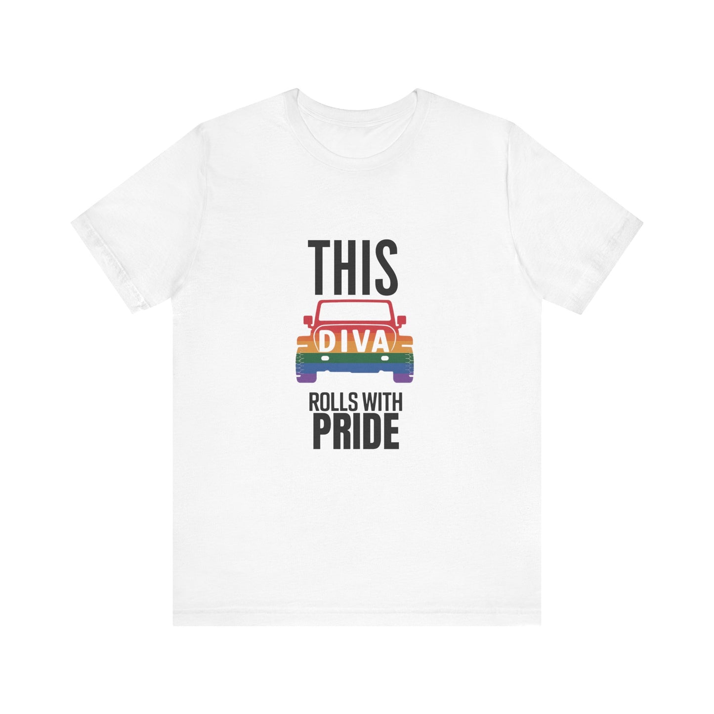 This Diva Rolls with Pride” | Bold LGBTQ+ Celebration Shirt