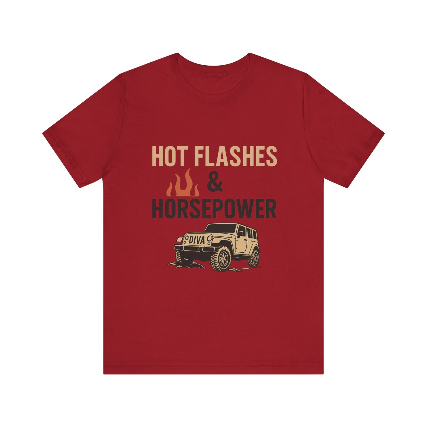 Hot Flashes & Horsepower Tee | A Fun Gift for Car Lovers