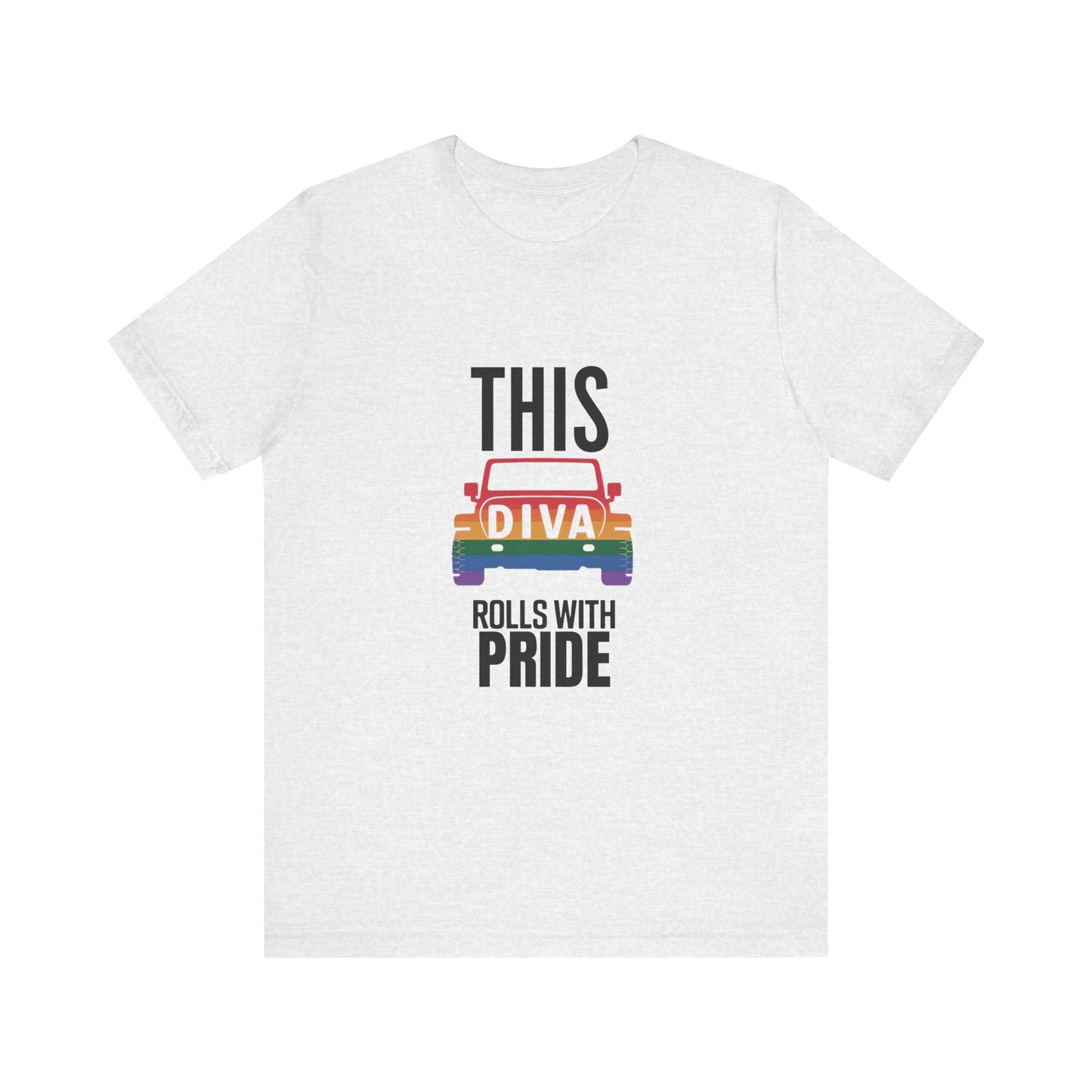 This Diva Rolls with Pride” | Bold LGBTQ+ Celebration Shirt