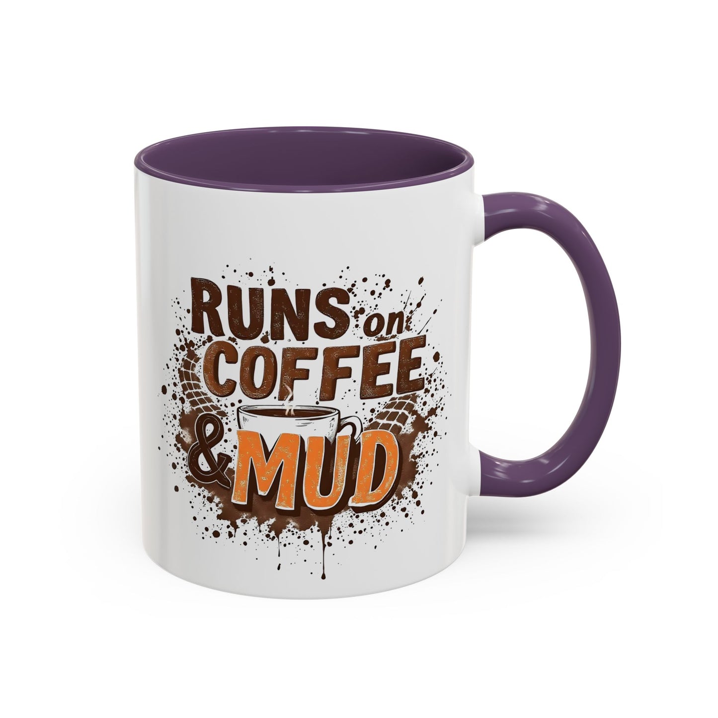 Coffee Lover's Accent Mug, Funny Coffee Mug, Gift for Coffee Addict, Kitchen Decor, Office Mug
