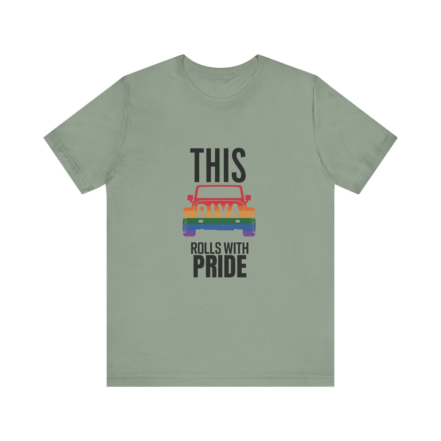 This Diva Rolls with Pride” | Bold LGBTQ+ Celebration Shirt