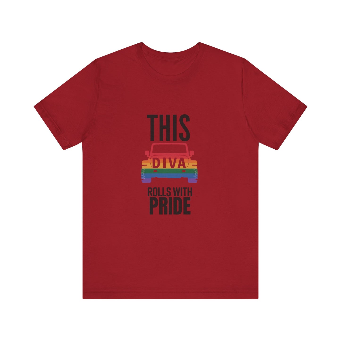 This Diva Rolls with Pride” | Bold LGBTQ+ Celebration Shirt