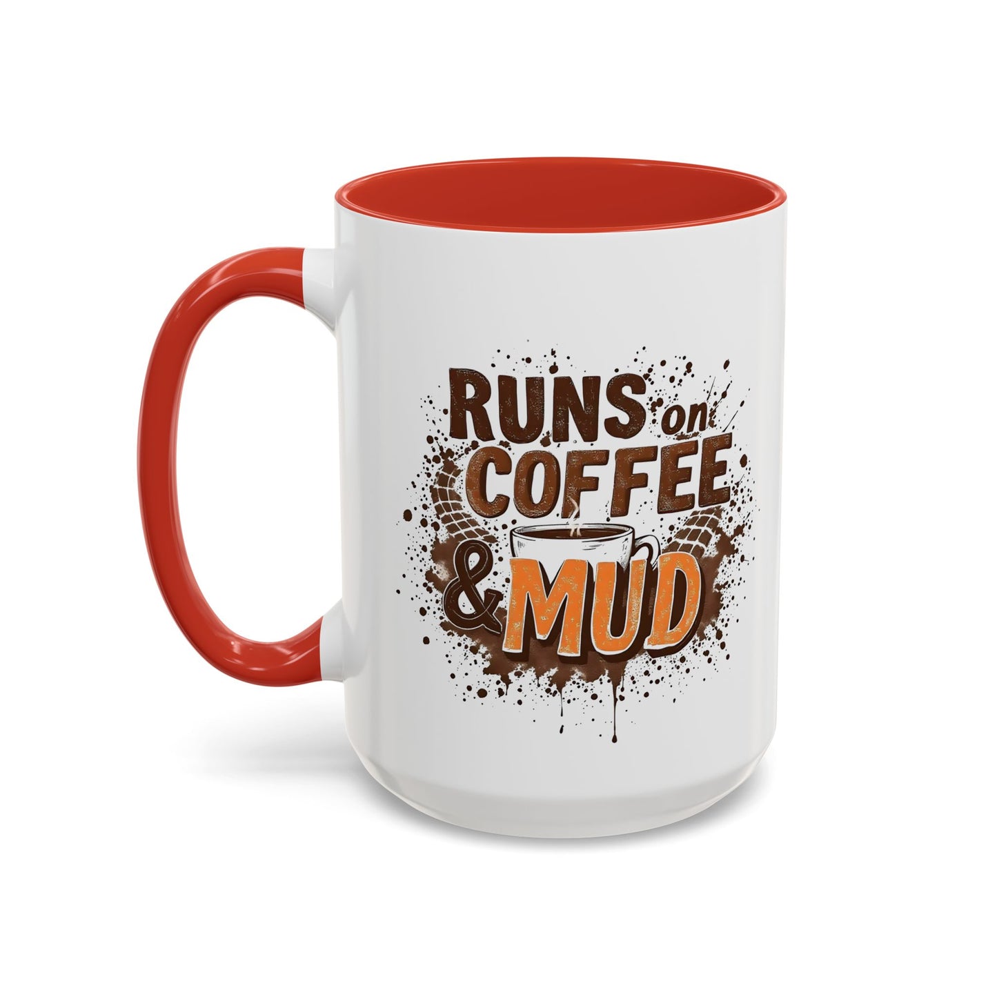 Coffee Lover's Accent Mug, Funny Coffee Mug, Gift for Coffee Addict, Kitchen Decor, Office Mug