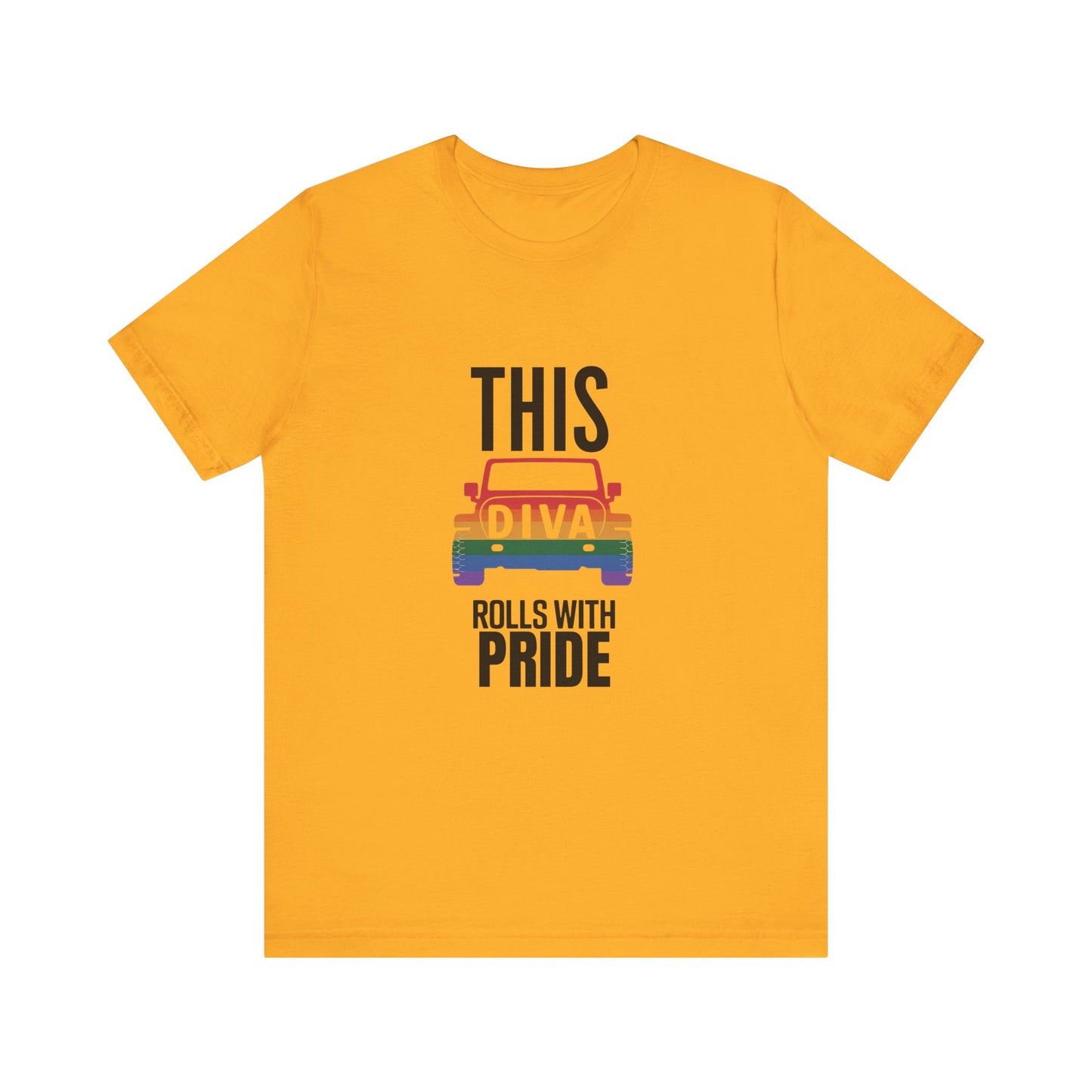 This Diva Rolls with Pride” | Bold LGBTQ+ Celebration Shirt
