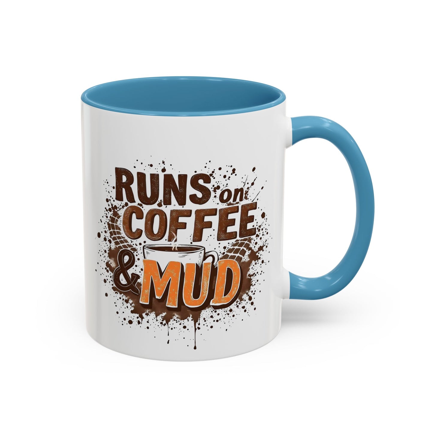 Coffee Lover's Accent Mug, Funny Coffee Mug, Gift for Coffee Addict, Kitchen Decor, Office Mug