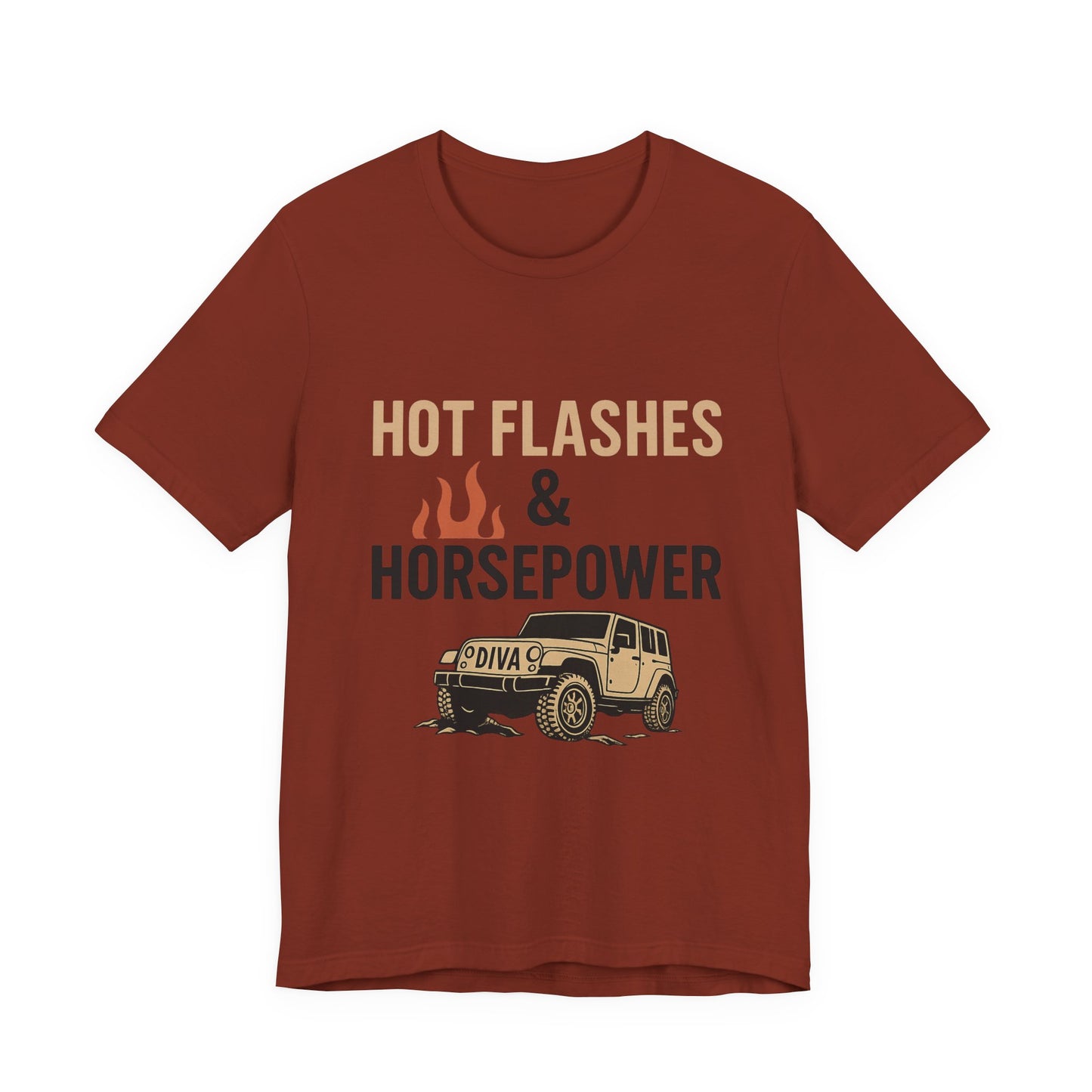 Hot Flashes & Horsepower Tee | A Fun Gift for Car Lovers