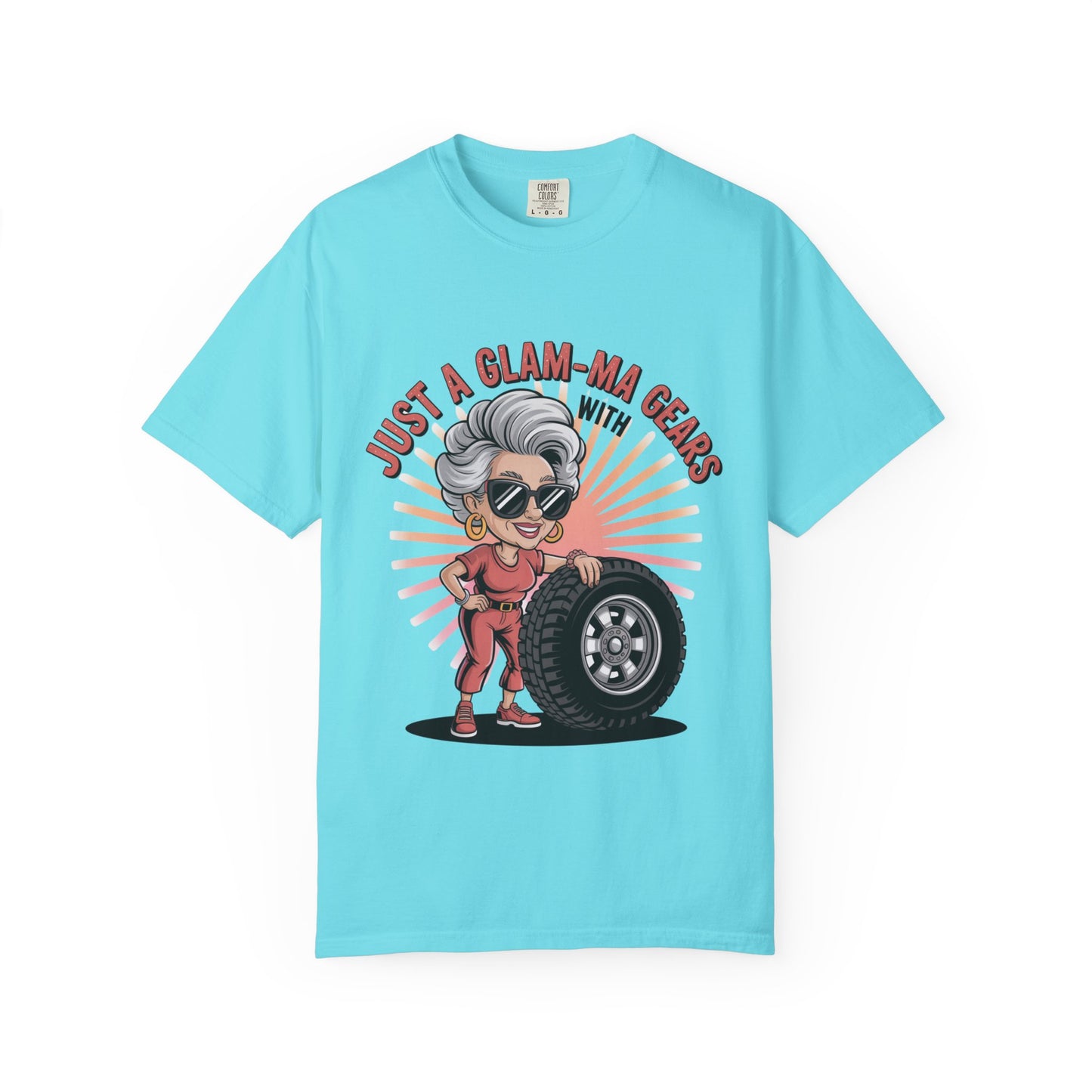 Funny Grandma Off Roading Shirt Jeep Shirt for Grandma  Cute Jeep Shirt Design   Off Roading  Jeep Gift for Nana Glam Ma With Gears