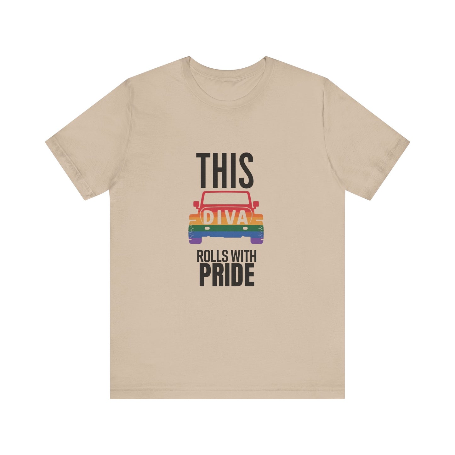 This Diva Rolls with Pride” | Bold LGBTQ+ Celebration Shirt