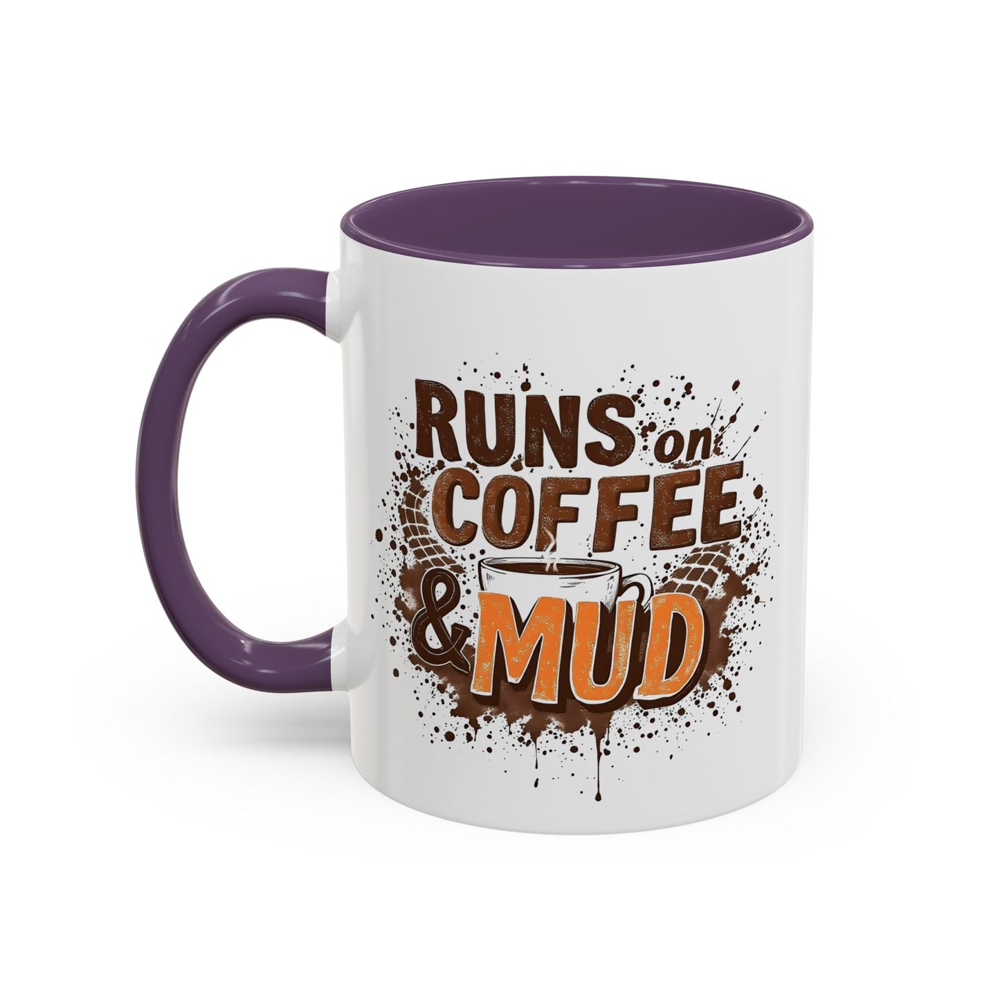 Coffee Lover's Accent Mug, Funny Coffee Mug, Gift for Coffee Addict, Kitchen Decor, Office Mug