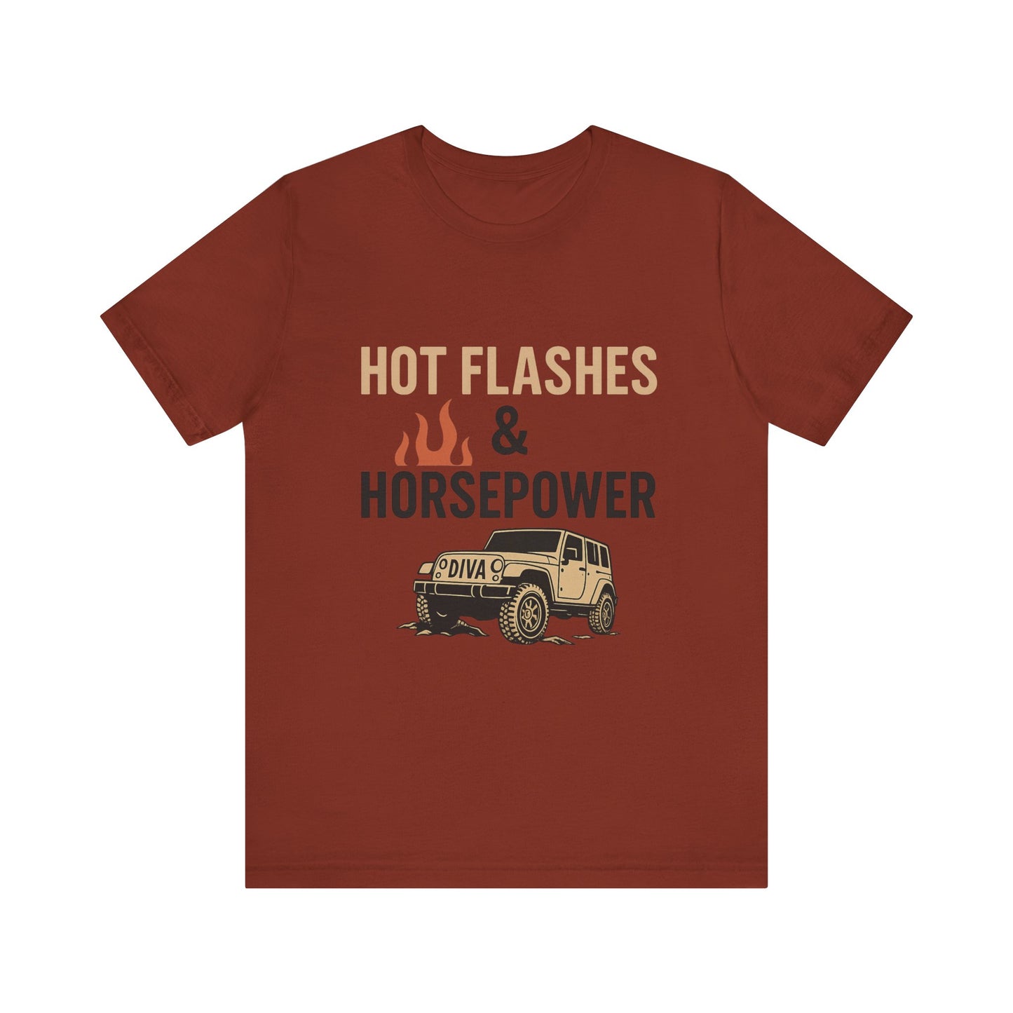 Hot Flashes & Horsepower Tee | A Fun Gift for Car Lovers