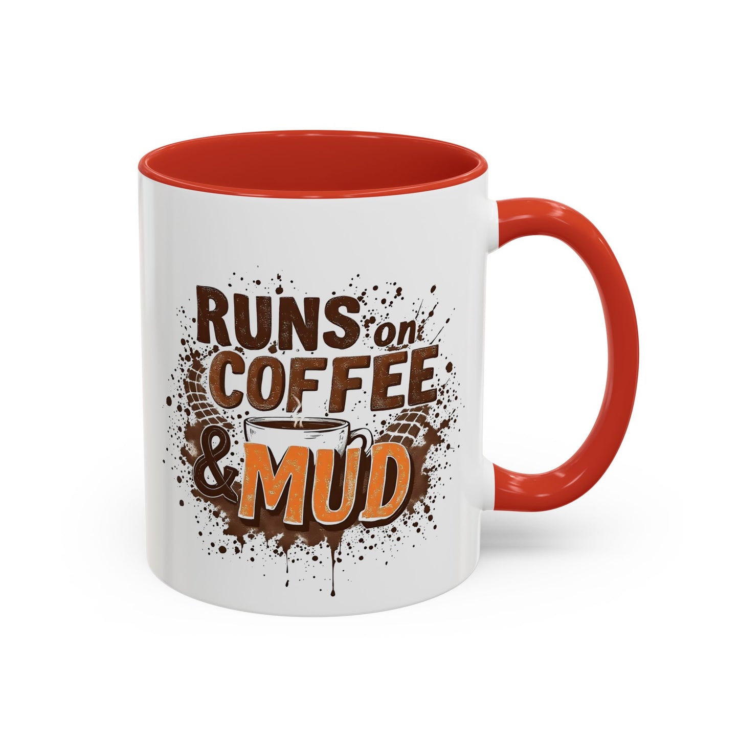 Coffee Lover's Accent Mug, Funny Coffee Mug, Gift for Coffee Addict, Kitchen Decor, Office Mug
