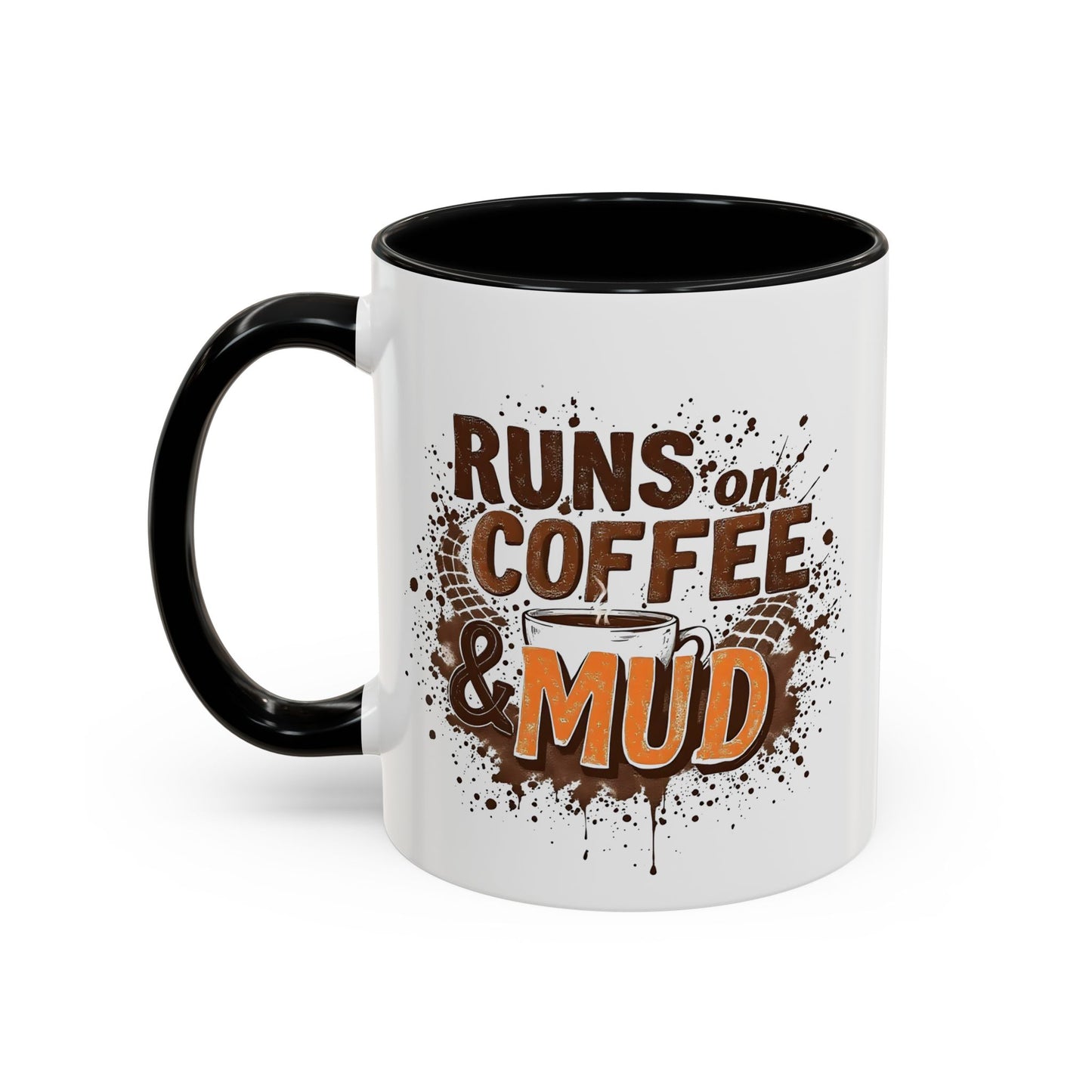 Coffee Lover's Accent Mug, Funny Coffee Mug, Gift for Coffee Addict, Kitchen Decor, Office Mug
