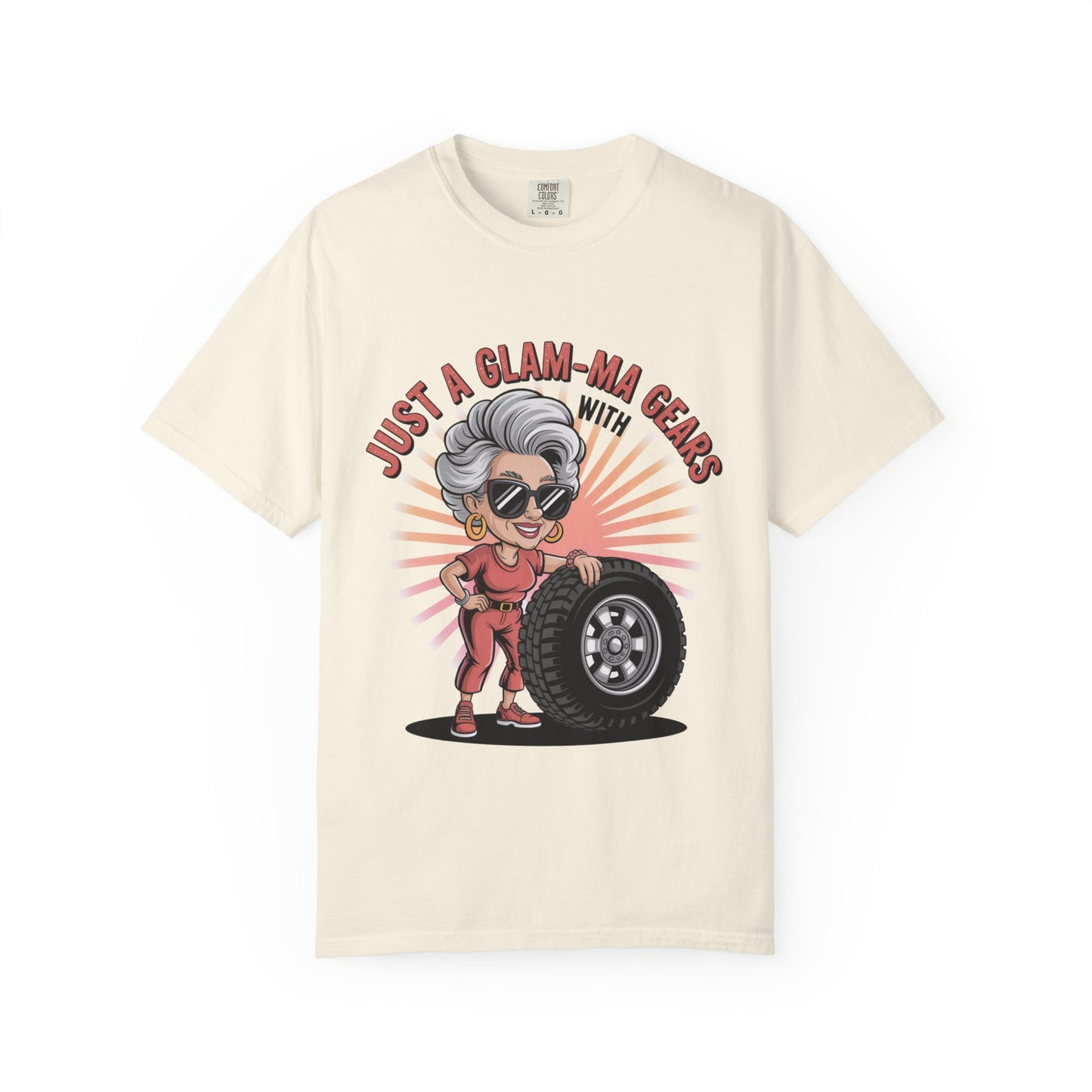 Funny Grandma Off Roading Shirt Jeep Shirt for Grandma  Cute Jeep Shirt Design   Off Roading  Jeep Gift for Nana Glam Ma With Gears
