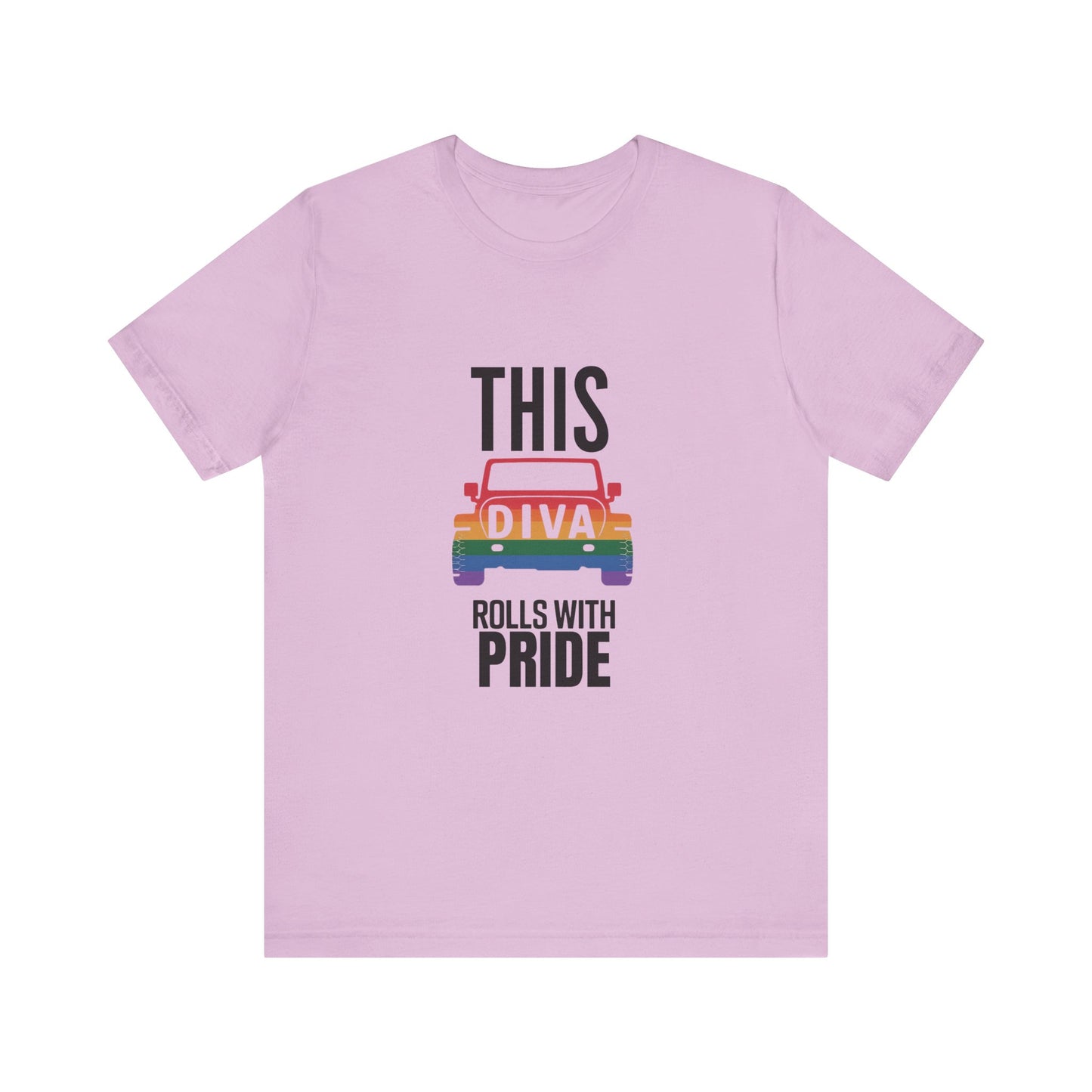 This Diva Rolls with Pride” | Bold LGBTQ+ Celebration Shirt