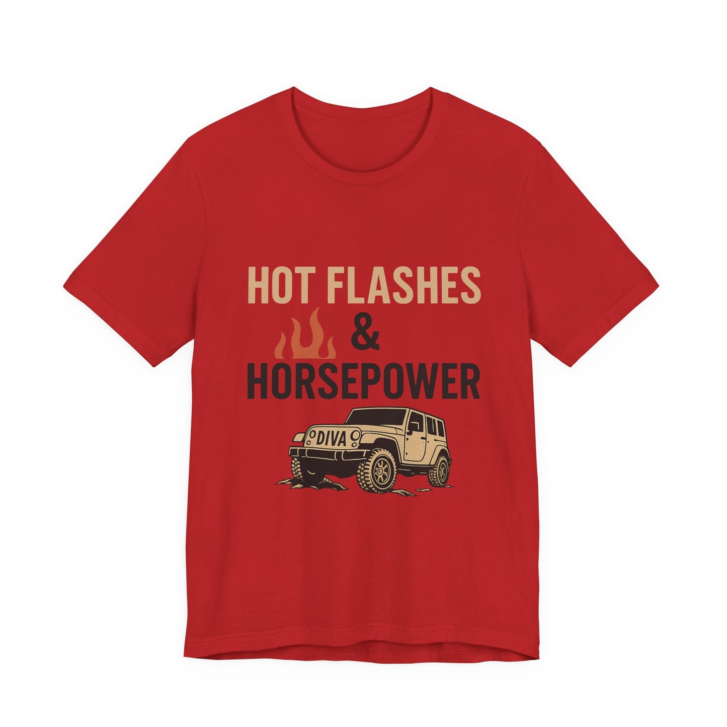 Hot Flashes & Horsepower Tee | A Fun Gift for Car Lovers